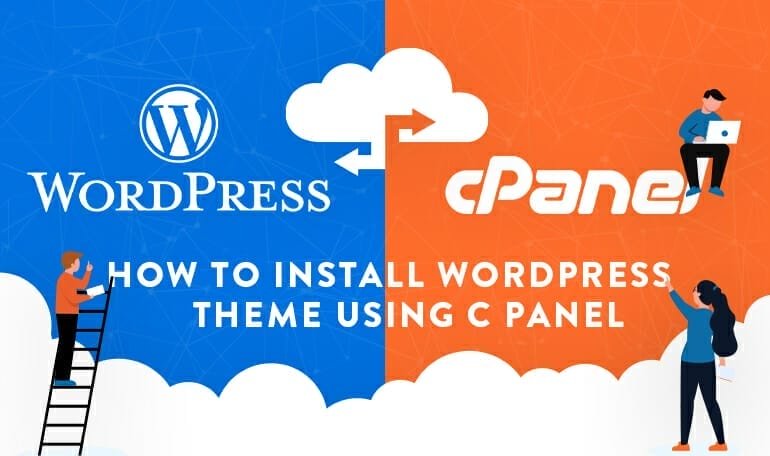 Install WordPress theme using CPanel